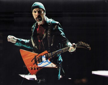 Edge signed photograph