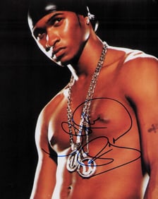 Usher signed photograph