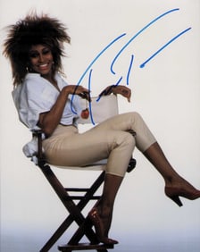 Tina Turner signed photograph