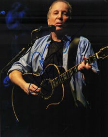 Paul Simon signed photograph