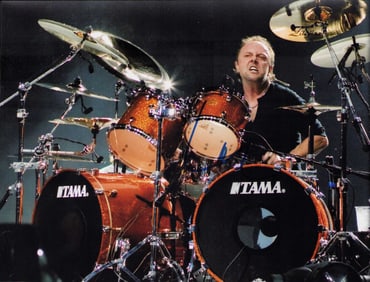 Lars Ulrich signed photograph