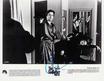 Andy Garcia signed photograph Godfather