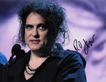 Robert smith signed photograph