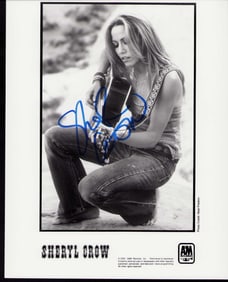Sheryl Crow signed photograph