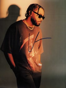 Kendrick Lamar signed photograph