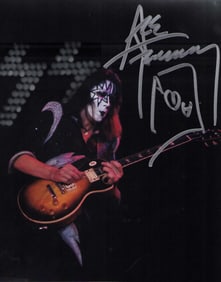Ace Frehley signed photograph