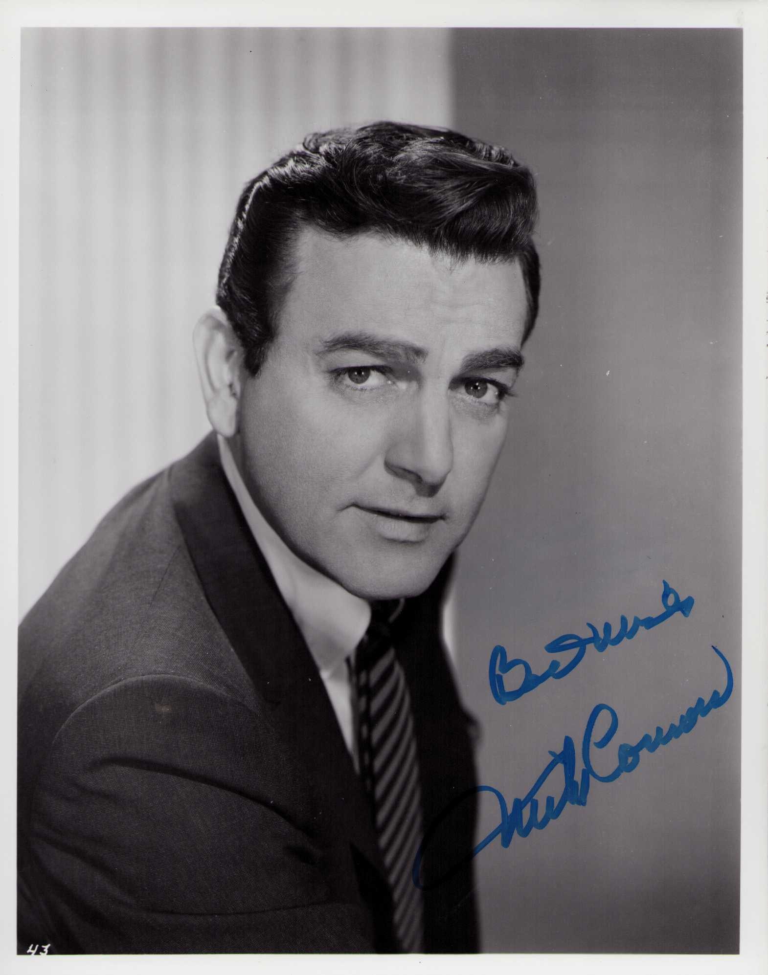 Mike Connors signed photograph (1 of 1)