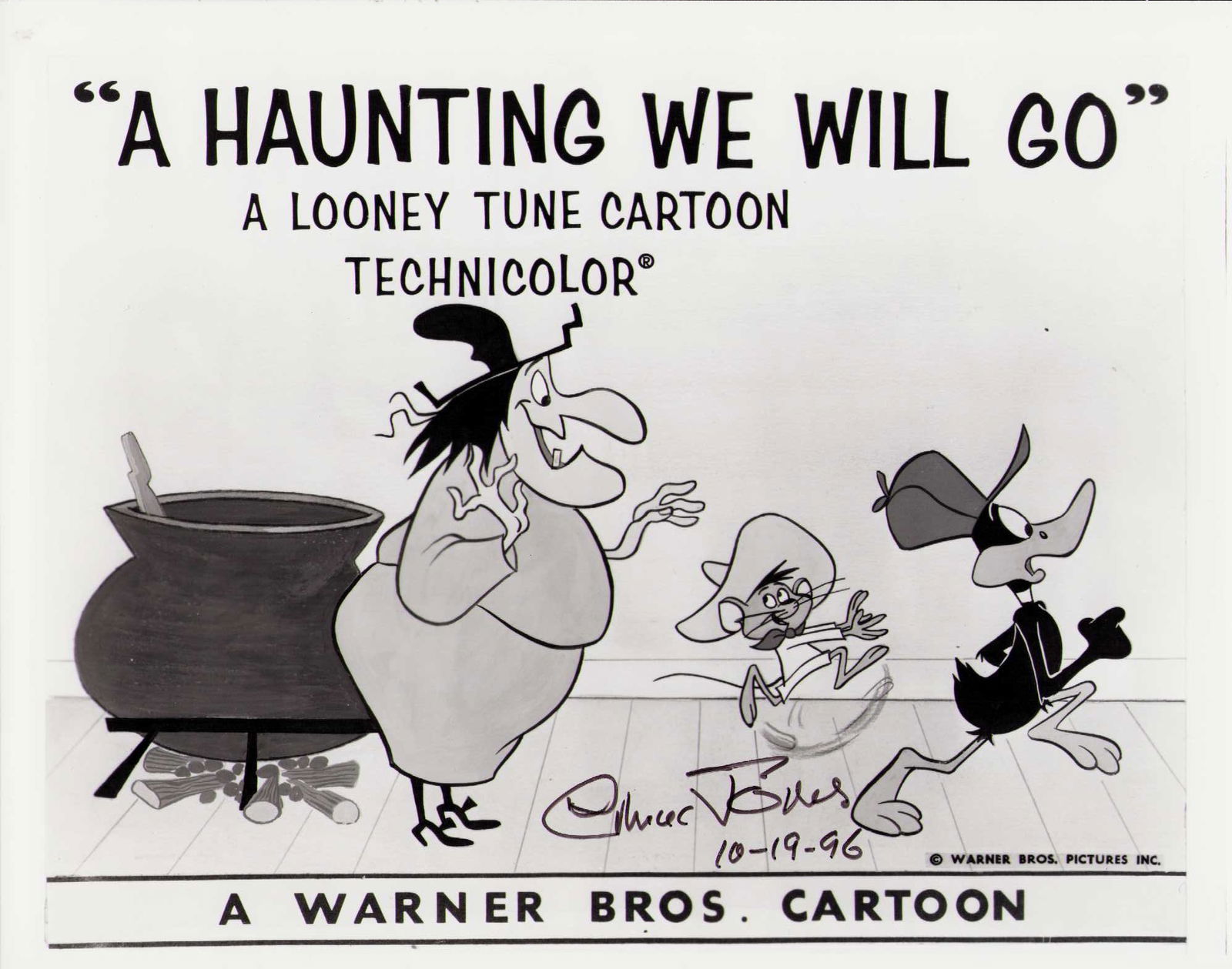 Chuck Jones signed photograph (1 of 1)