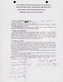 Blood Sweat and Tears signed contract