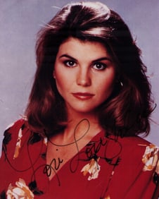 Lori Loughlin signed photograph