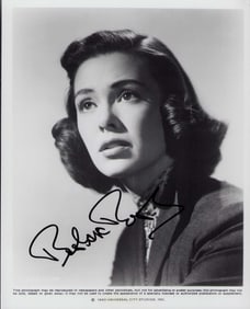 Barbara Rush signed photograph