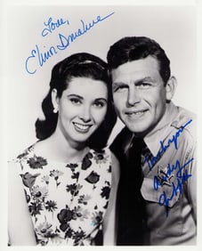 Andy Griffith and Eleanor Donahue signed photograph