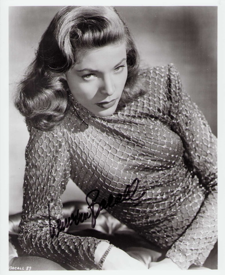 Lauren Bacall signed photograph (1 of 1)