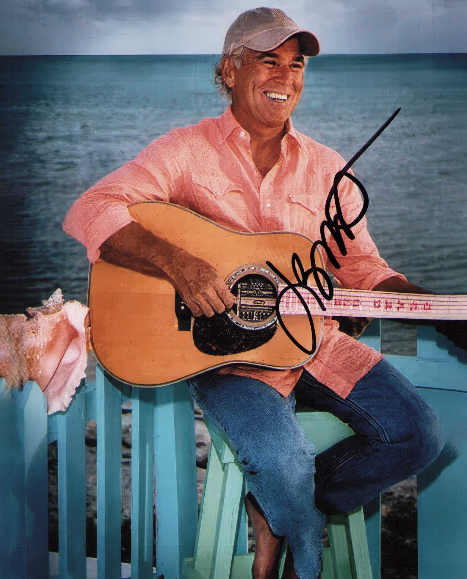 Jimmy Buffett signed photograph (1 of 1)