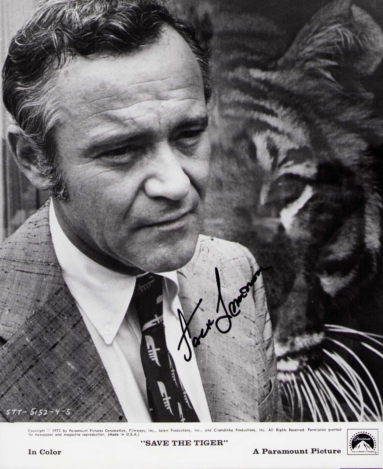 Jack Lemmon signed photograph (1 of 1)