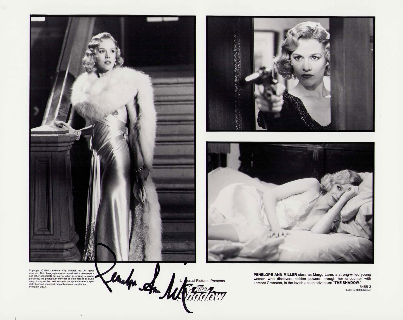Penelope Ann Miller signed photograph (1 of 1)