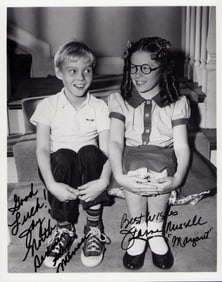 Dennis the Menace cast signed photograph