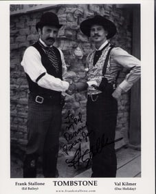 Frank Stallone Tombstone signed photograph
