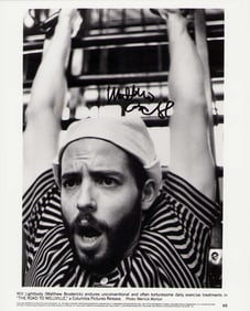 Matthew Broderick signed photograph