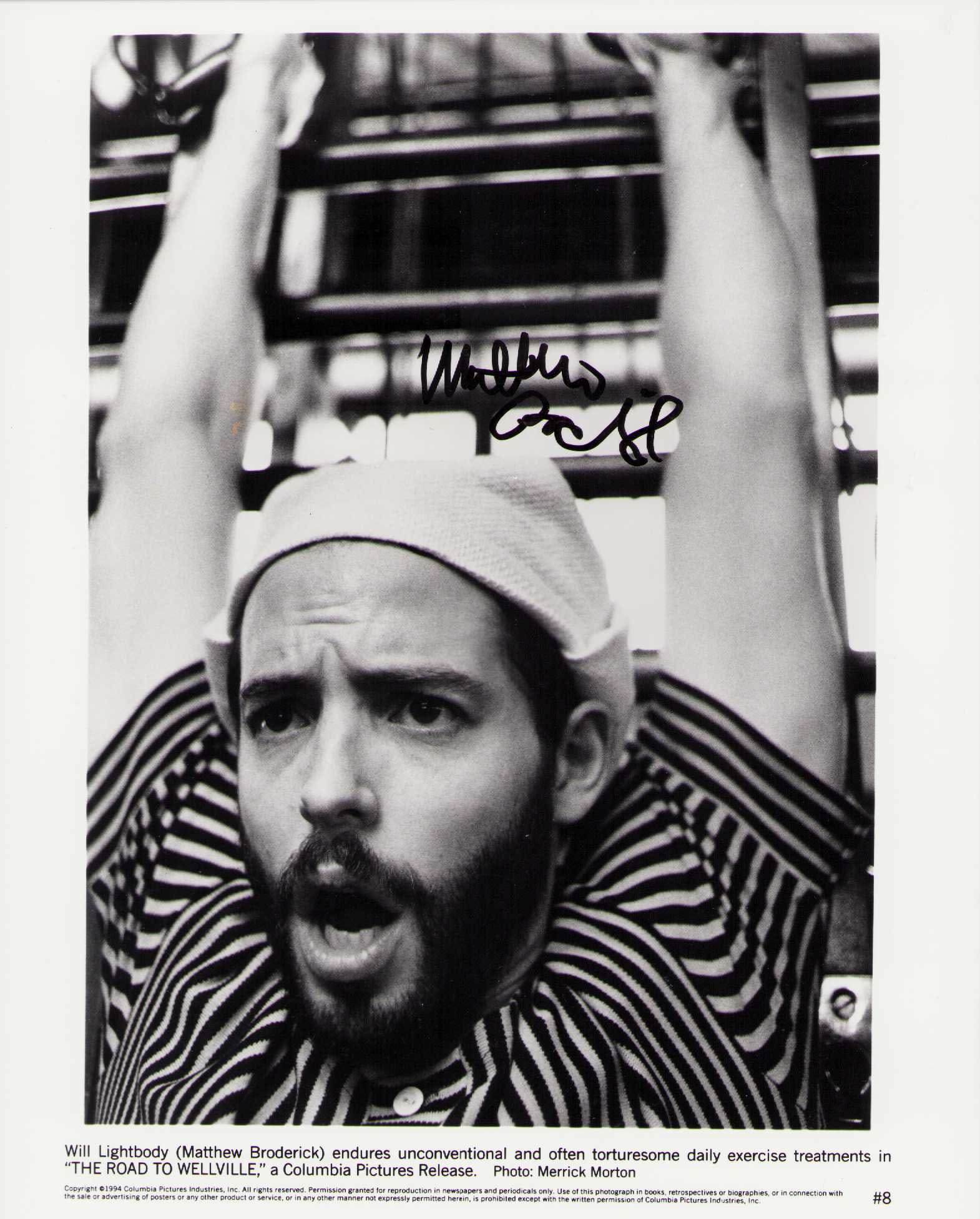 Matthew Broderick signed photograph (1 of 1)