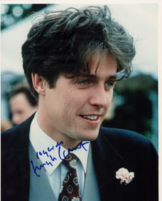 Hugh Grant vintage signed photograph