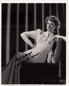 Jennifer Holt signed photograph
