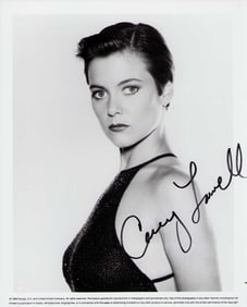 Carey Lowell James Bond signed photograph