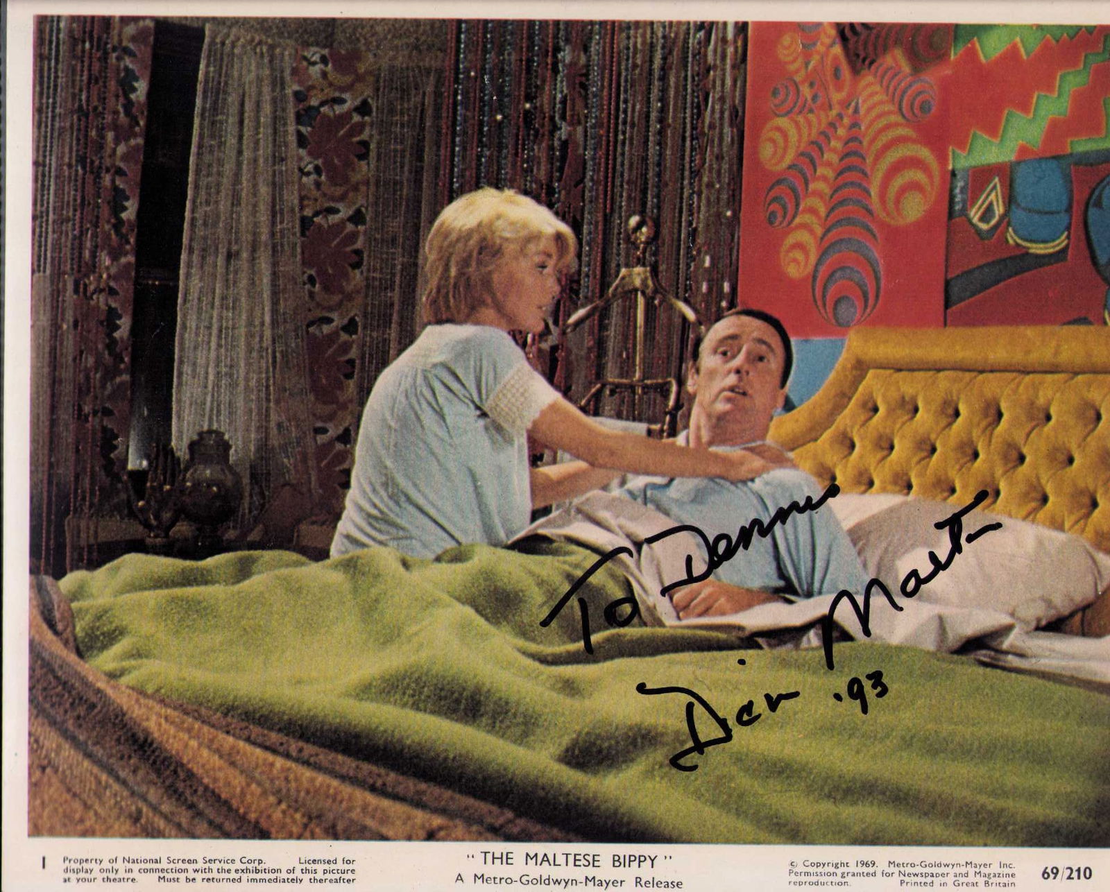 Dick Martin signed photograph (1 of 1)