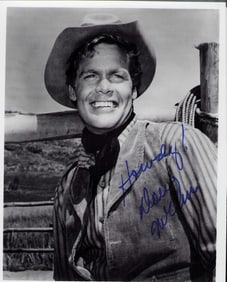 Doug McClure signed photograph