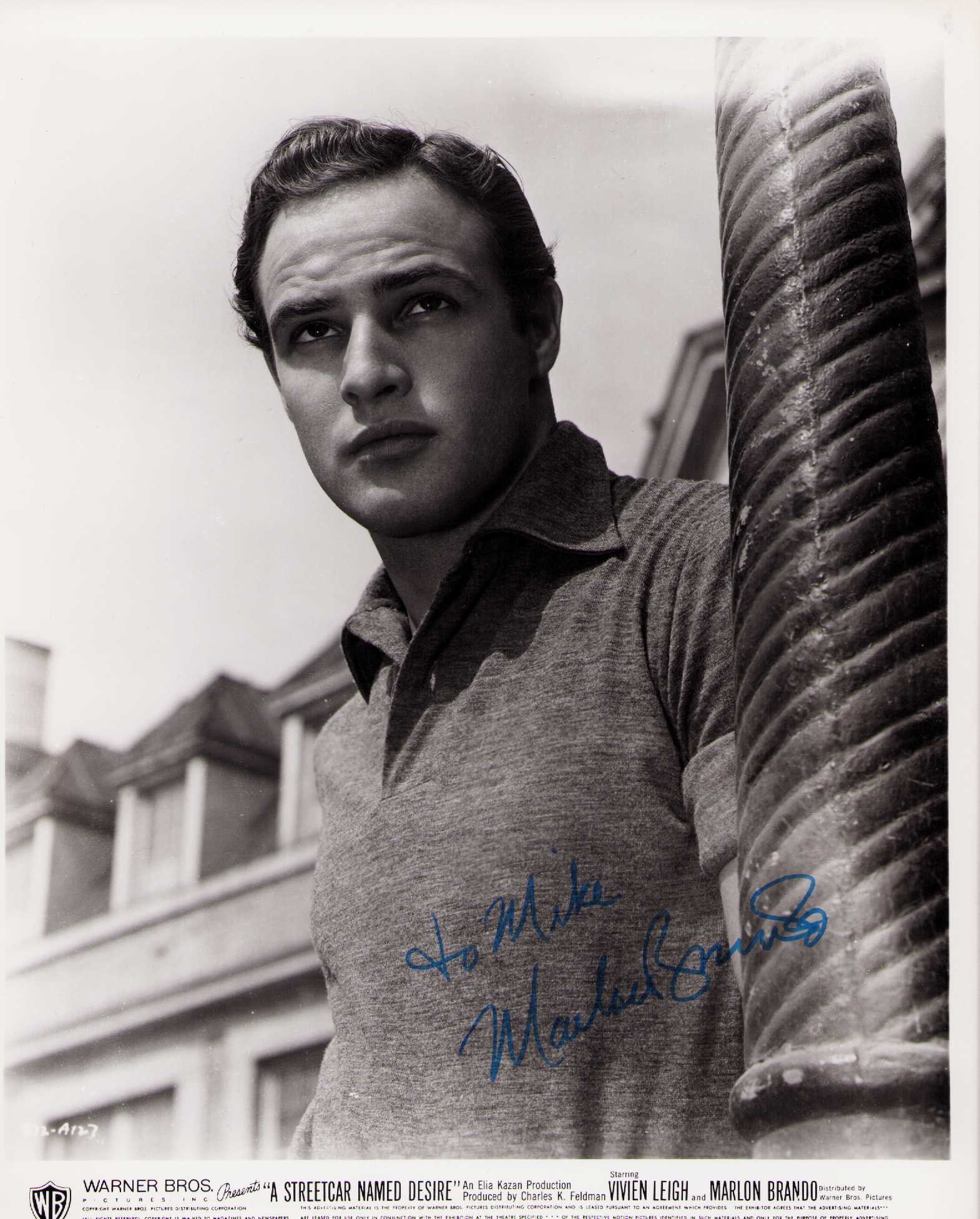 Marlon Brando vintage signed photograph (1 of 1)