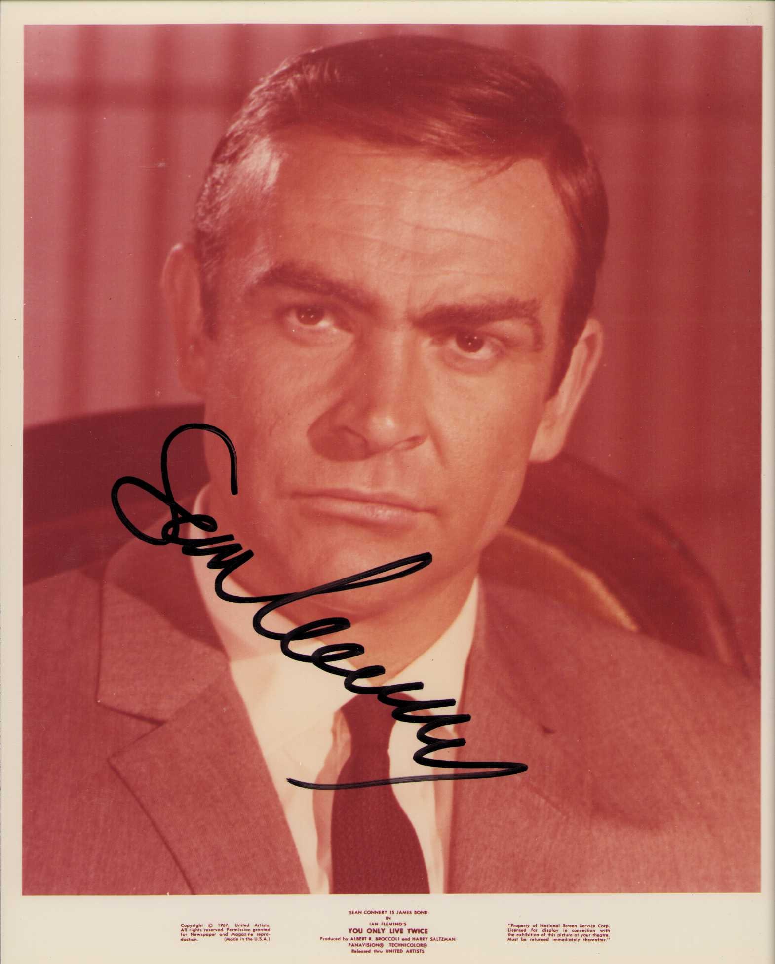 Sean Connery James Bond vintage signed photograph (1 of 1)