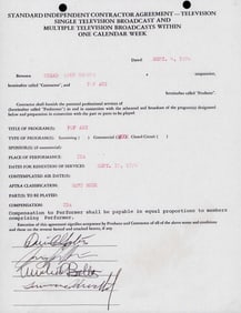 Bread signed contract