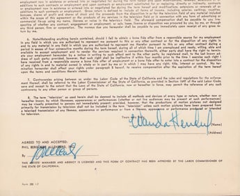 Wanda Hendrix signed contract