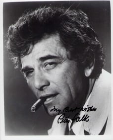 Peter Falk Columbo signed photograph