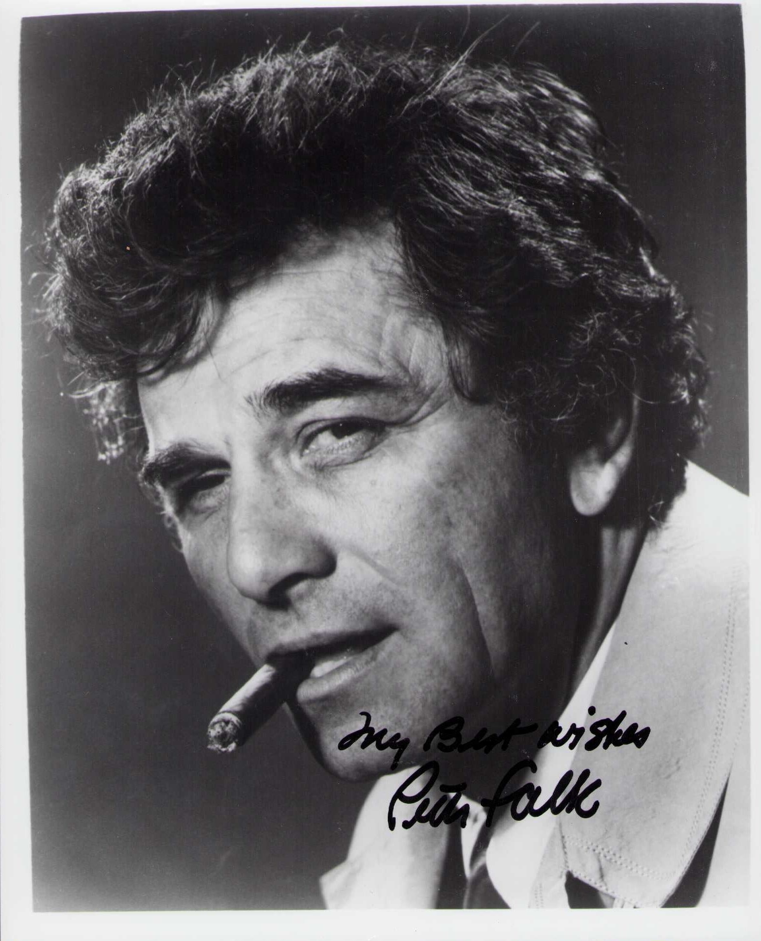 Peter Falk Columbo signed photograph (1 of 1)