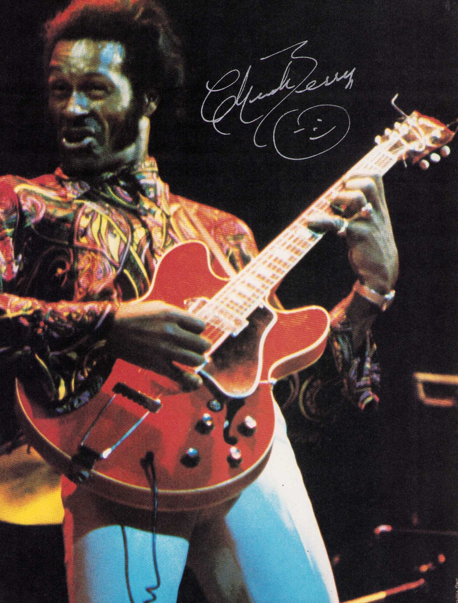 Chuck Berry signed photograph (1 of 1)