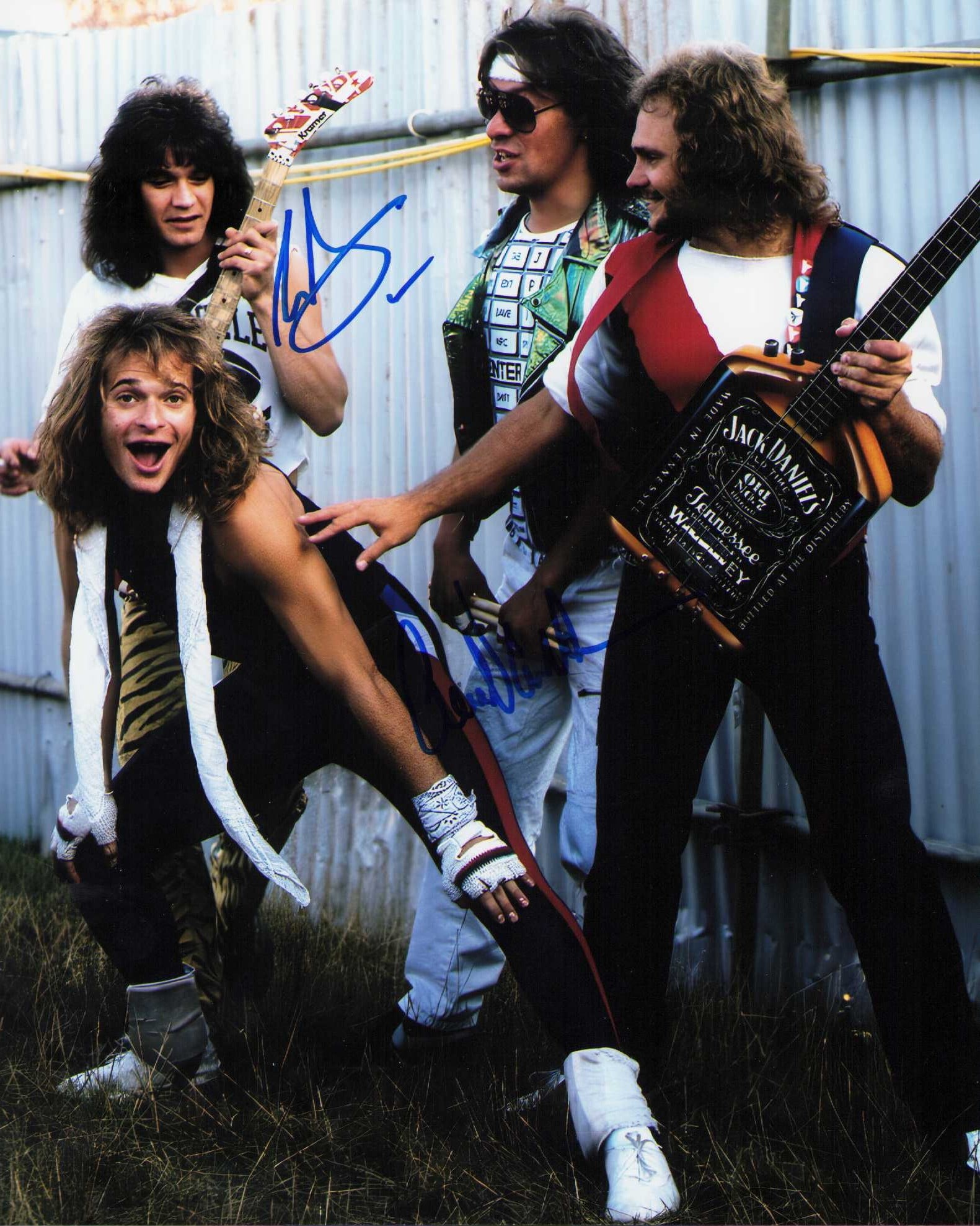 Eddie and Alex Van Halen signed photograph (1 of 1)