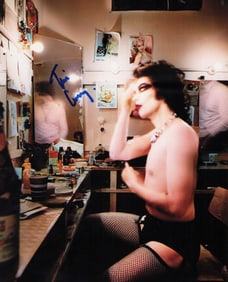 Tim Curry signed Rocky Horror photograph