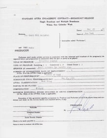 Grand Funk Railroad signed contract