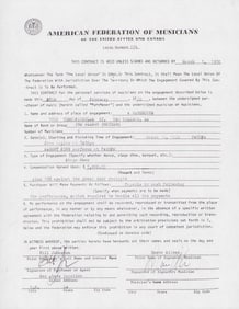 Allman Brothers signed contract