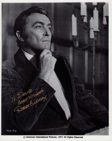 Robert Quarry signed rare horror star photograph