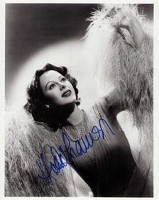 Hedy Lamarr signed photograph