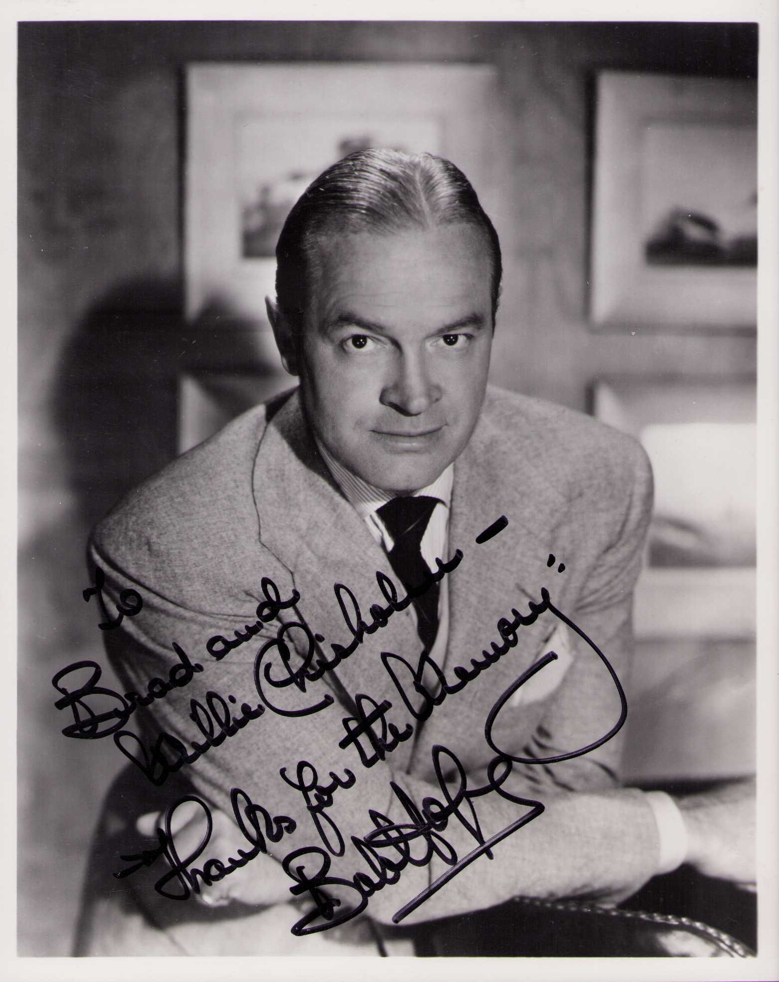 Bob Hope signed photograph (1 of 1)