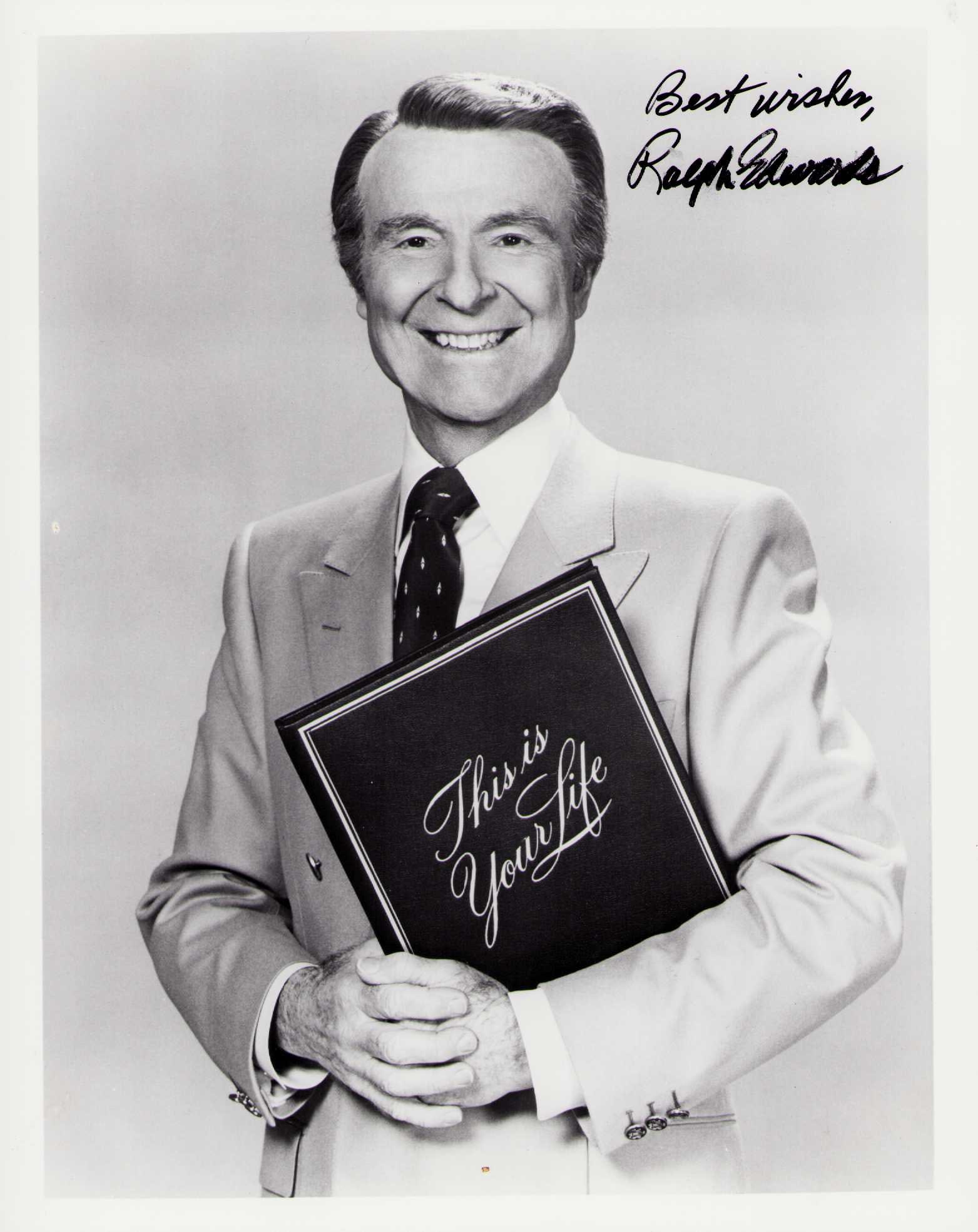 Ralph Edwards signed photograph (1 of 1)