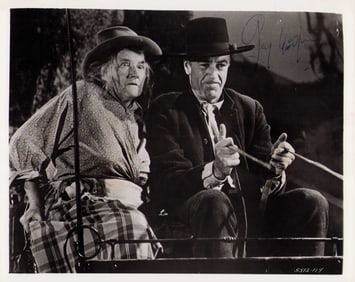 Gary Cooper vintage signed photograph