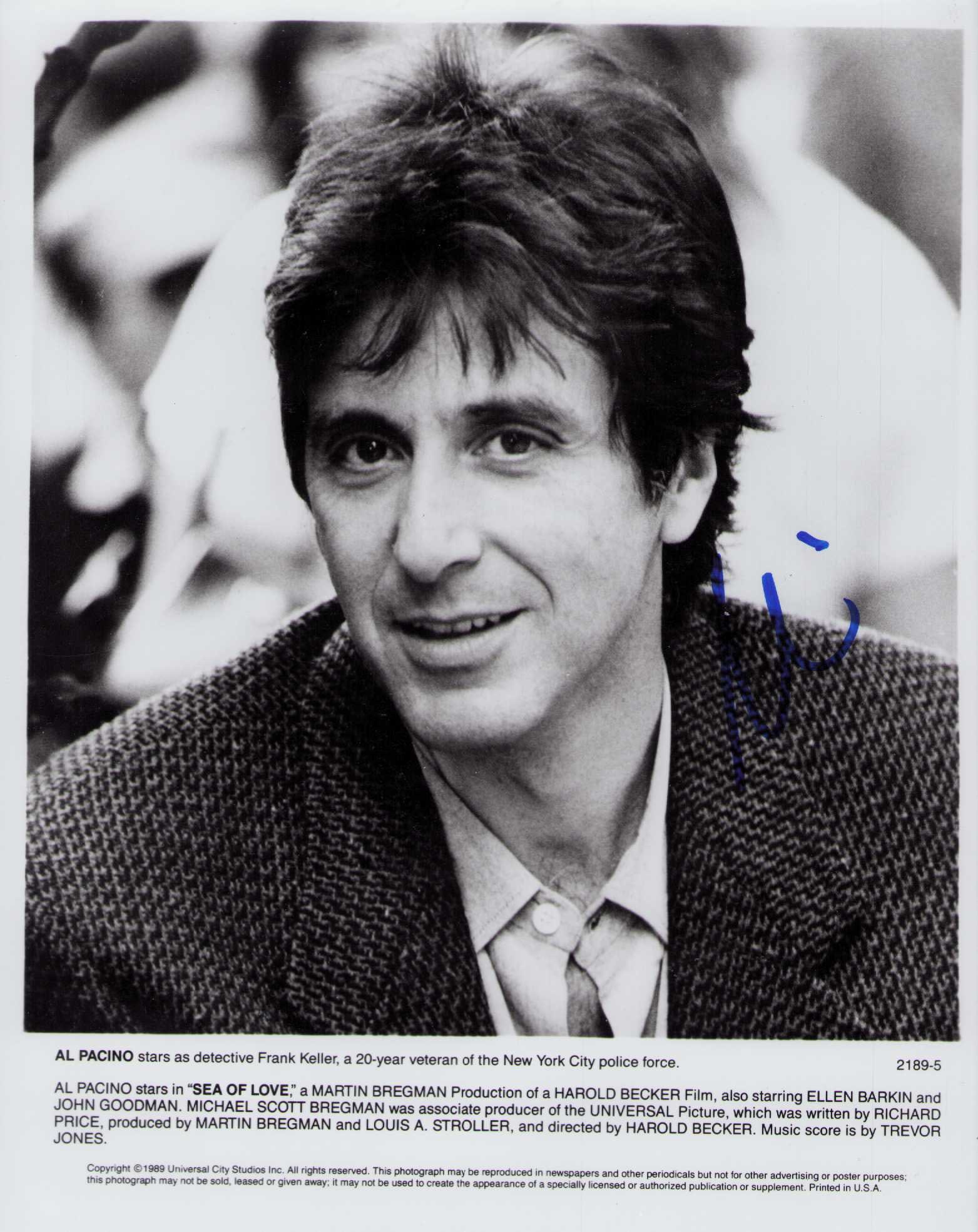 Al Pacino signed photograph (1 of 1)