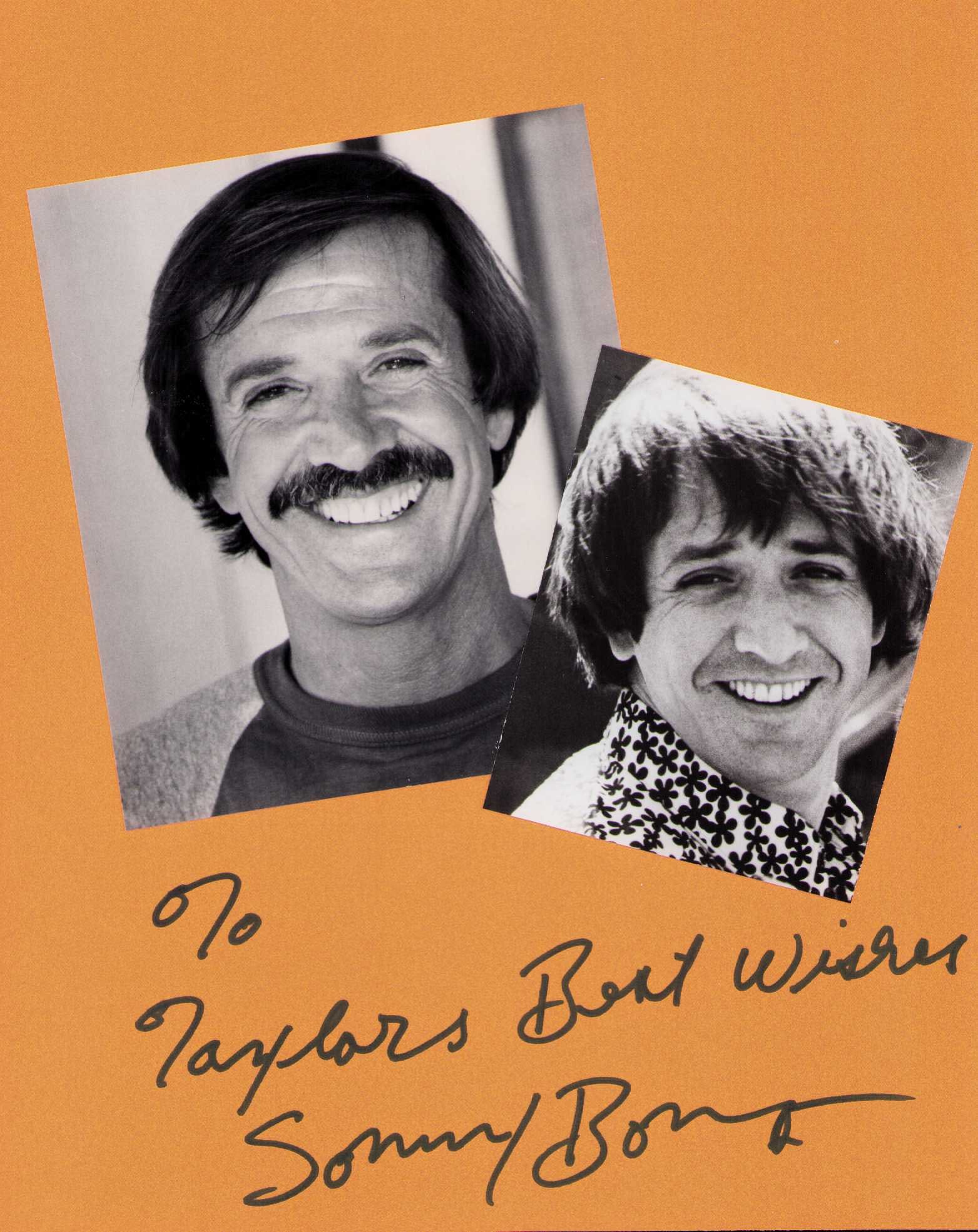 Sonny Bono signed flyer (1 of 1)