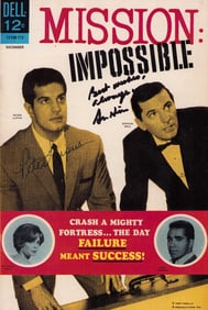 Mission Impossible comic book signed