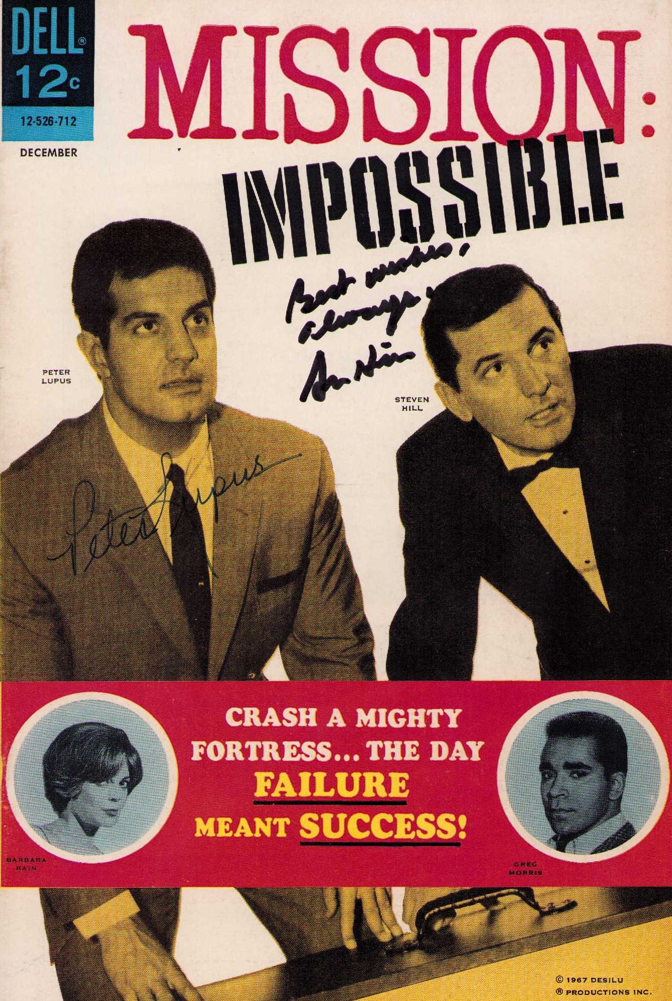 Mission Impossible comic book signed (1 of 1)