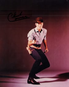 Chuck Connors Rifleman signed photograph